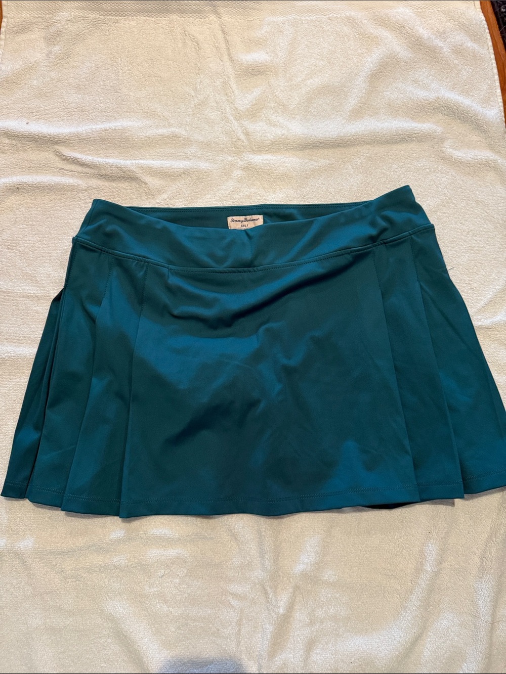Tommy Bahama Golf Teal Pleated Skirt with shorts